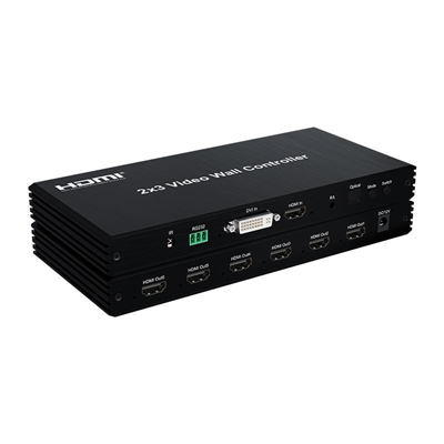 2x3 HDMI ビデオ ウォール コントローラー