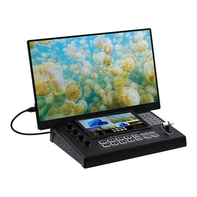 4 ウェイ HDMI ビデオ スイッチャー 1080P60Hz ライブ ストリーミング プロダクション スイッチャー